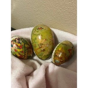 Antique German Paper Mache Eggs